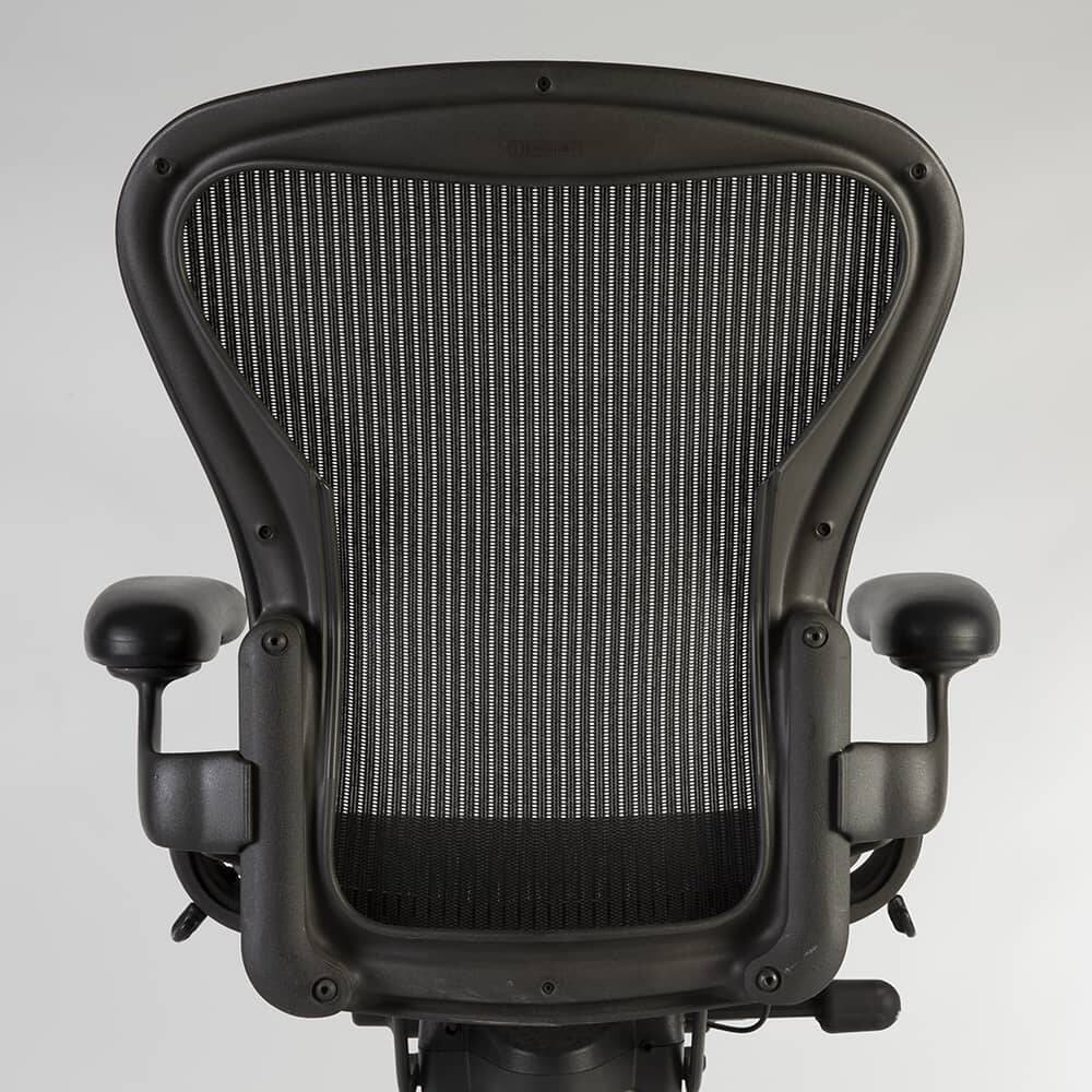 Chaise de bureau noire Herman Miller Original Chadwick & Stumpf Aeron B