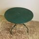 Wrought iron garden table