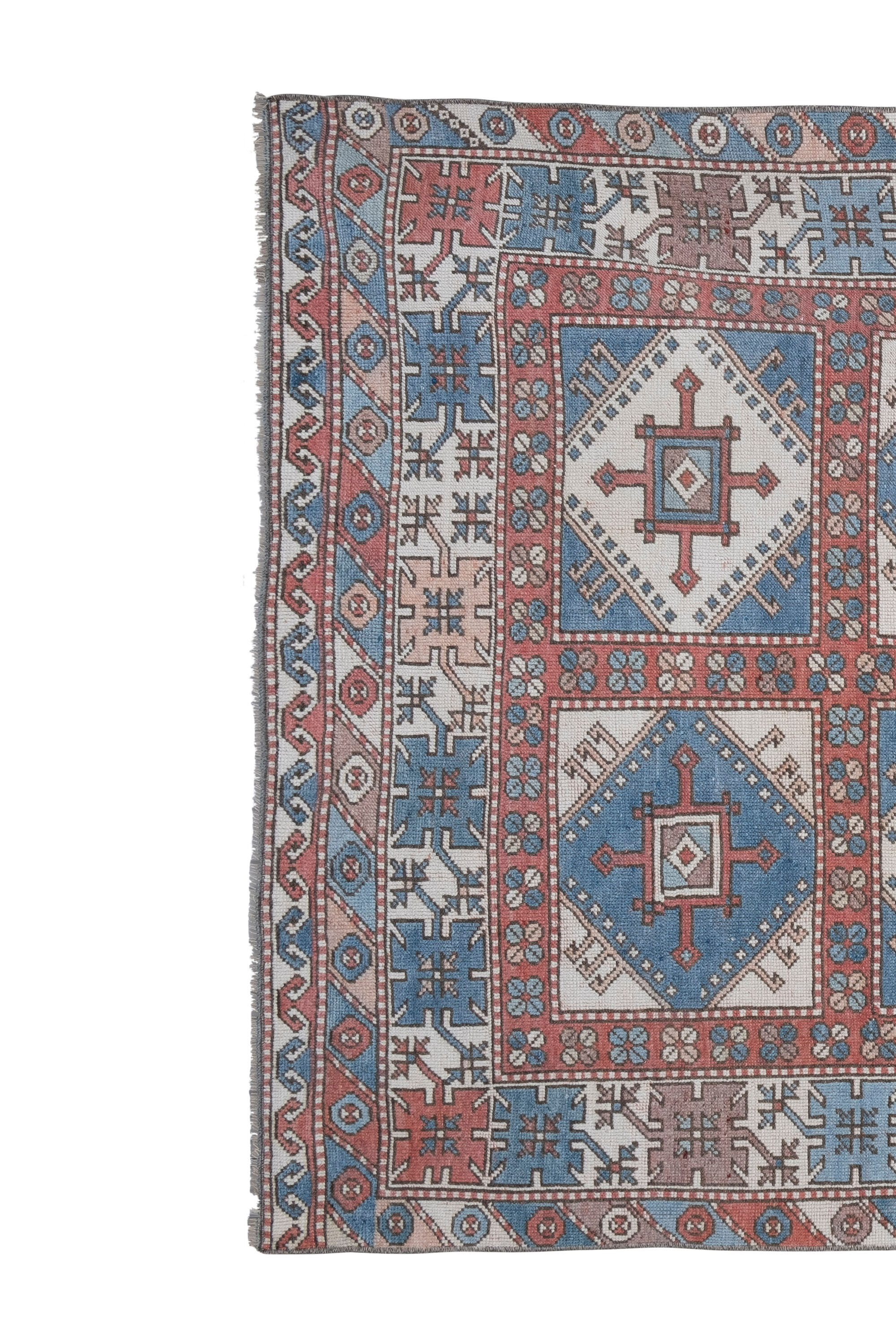Vintage Turkish Oushak Rug 143 x 213 cm