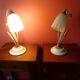 Pair of bedside lamps "wheat ears"