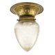 Ceiling lamp, Art Nouveau, frosted glass, Austria, 1930s