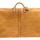 Ensemble de trois valises en cuir vintage