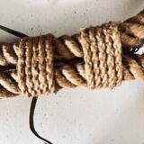 Large rope wall lamp