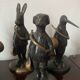 Bronze animal statuettes