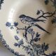 Gien's hollow earthenware plates 19th Provençal bird décor