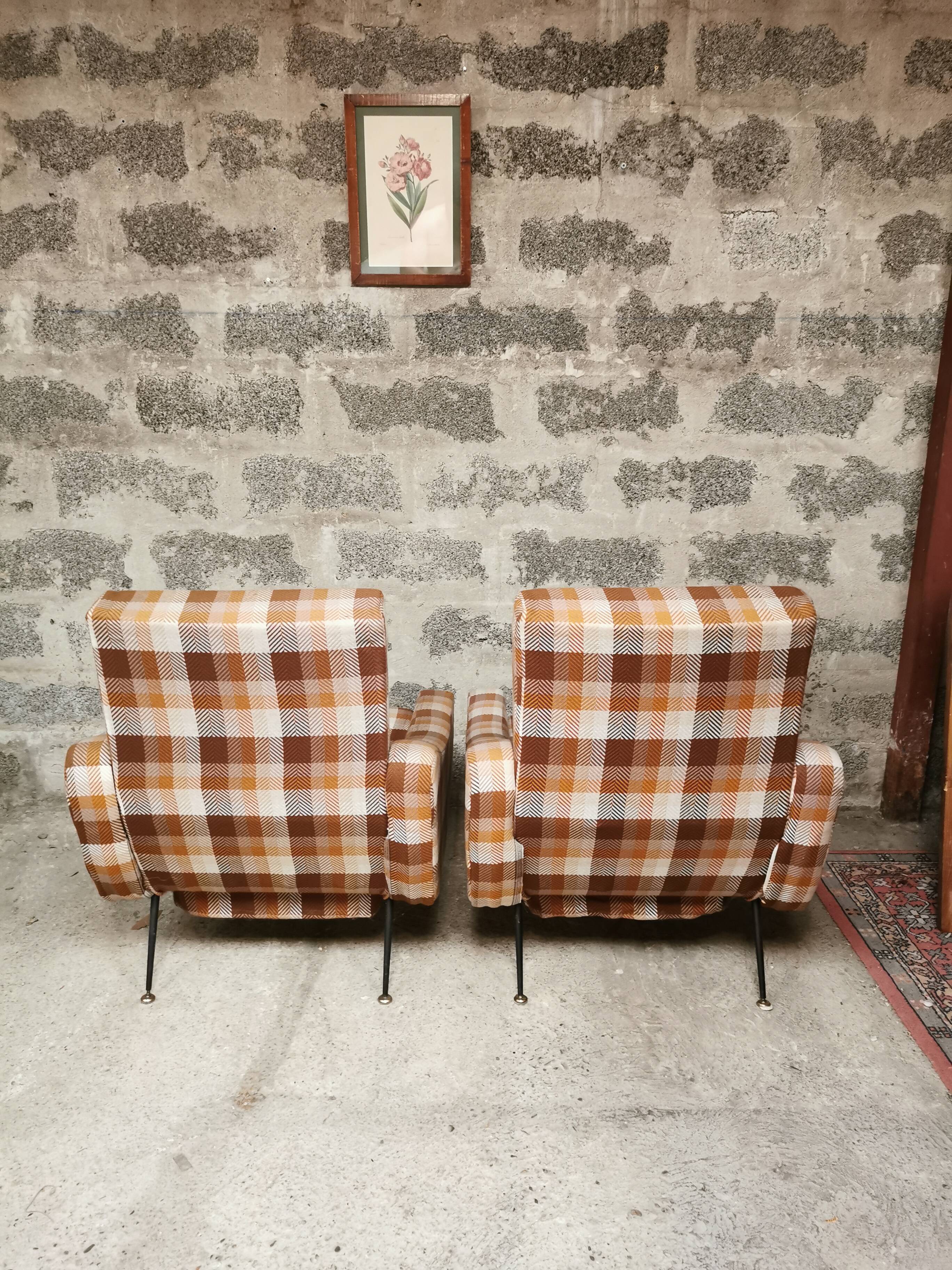 Pair of vintage armchairs