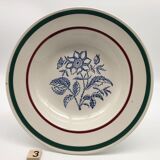6 hollow plates "Gien" model Amilly