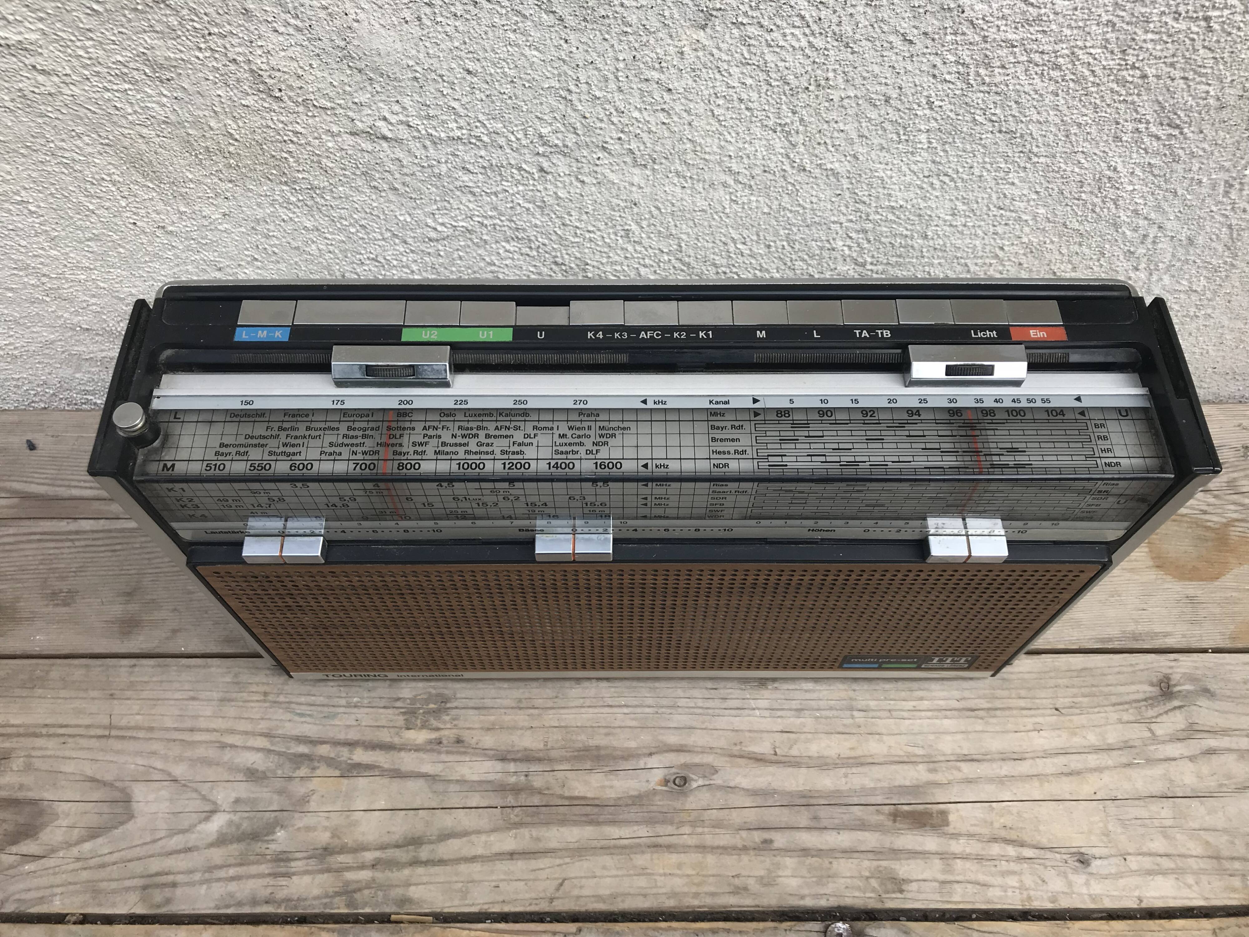 Former radio portable itt schaub lorenz bakelite