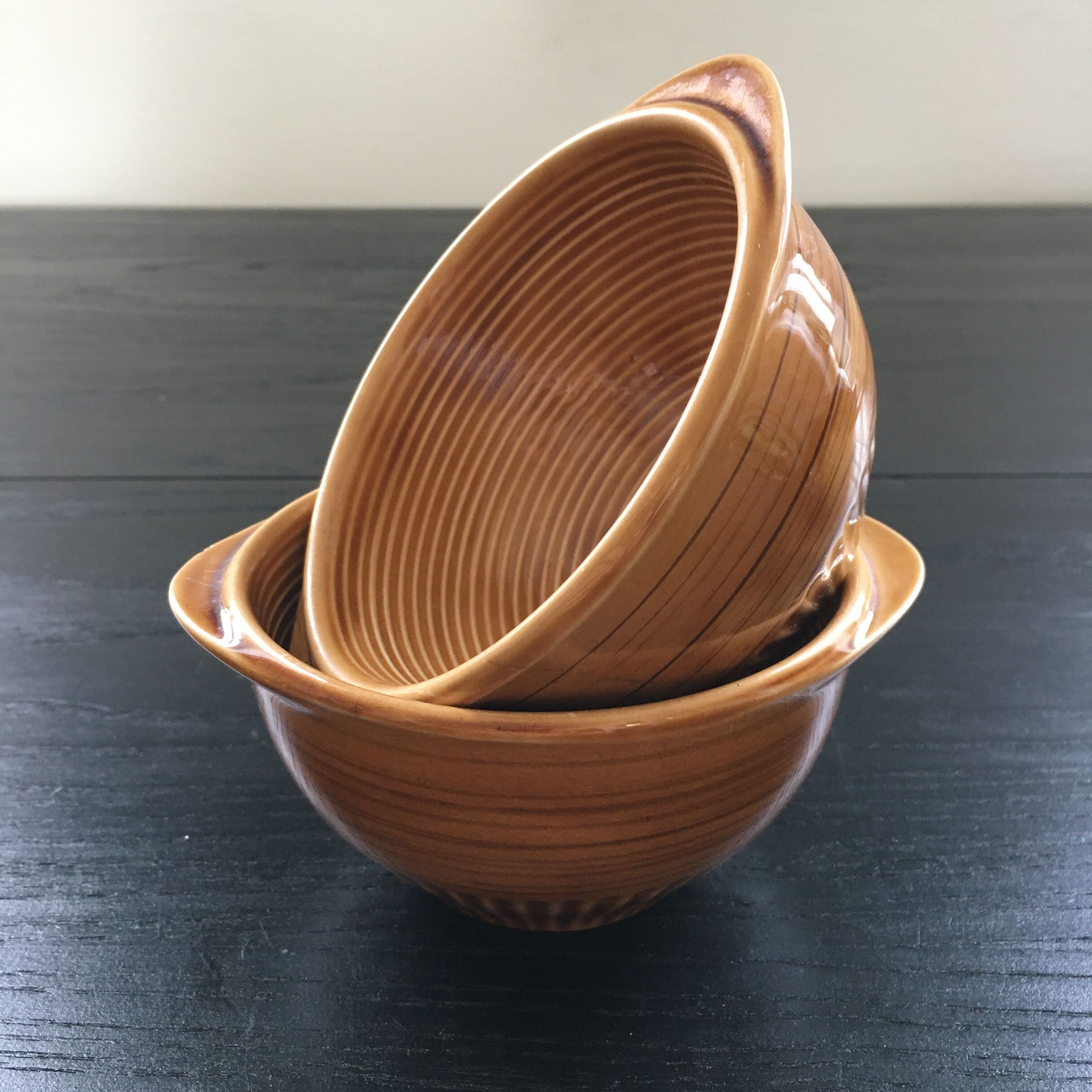 Lot 2 bowls yellow Provencal