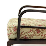 Chaise de salon vintage en bois, Tchécoslovaquie Circa 1950