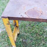 Industrial metal workbench
