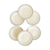 Lot de 6 assiettes à dessert Longwy Blois
