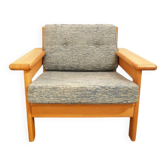 Danish vintage design arm chair in oak - Laboremus Viborg