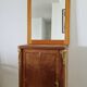 Scandinavian vintage wooden mirror