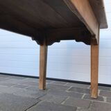 Walnut farmhouse table