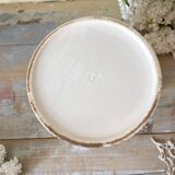 Old white earthenware jug