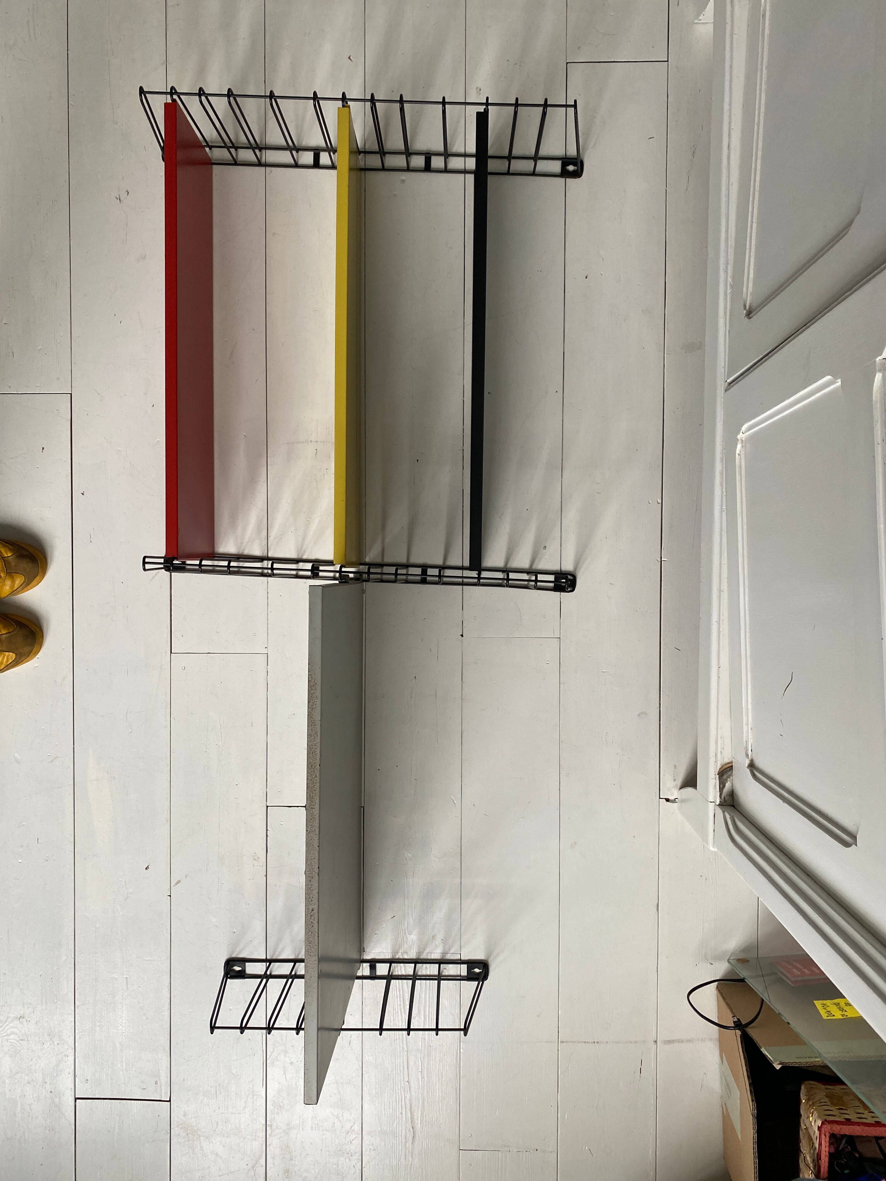 Tomado bookshelves with desk shelf A. Dekker 1960's