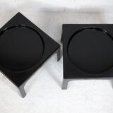 Paire de table basses space age en fibre de verre, circa 1970