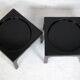 Pair of space age fiberglass coffee tables, Circa 1970