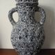 old ceramic vase Monnetier retro decor fat lava vintage design vase 60s