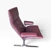 fauteuil en cuir de Sede DS-2030 avec repose-pieds