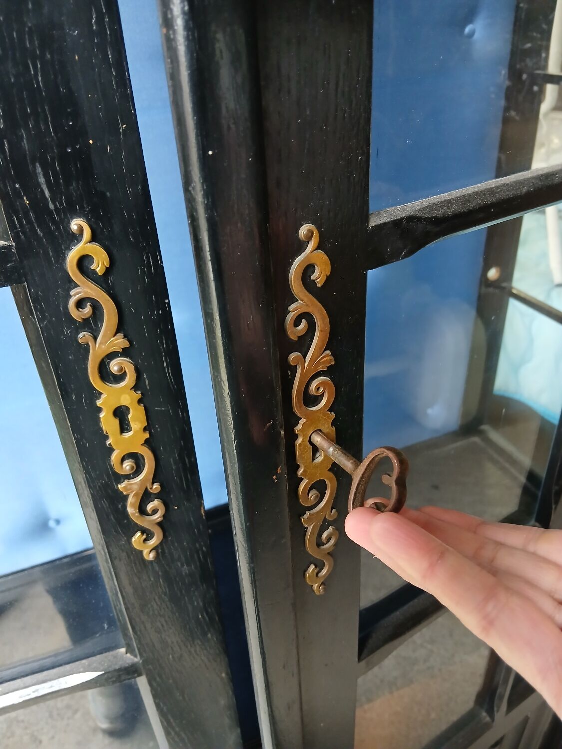 Antique display cabinet