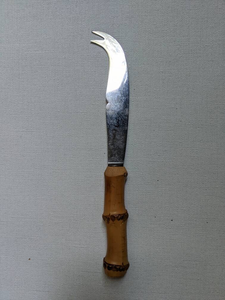 Couteau à fromage en bambou décoration campagne bohème