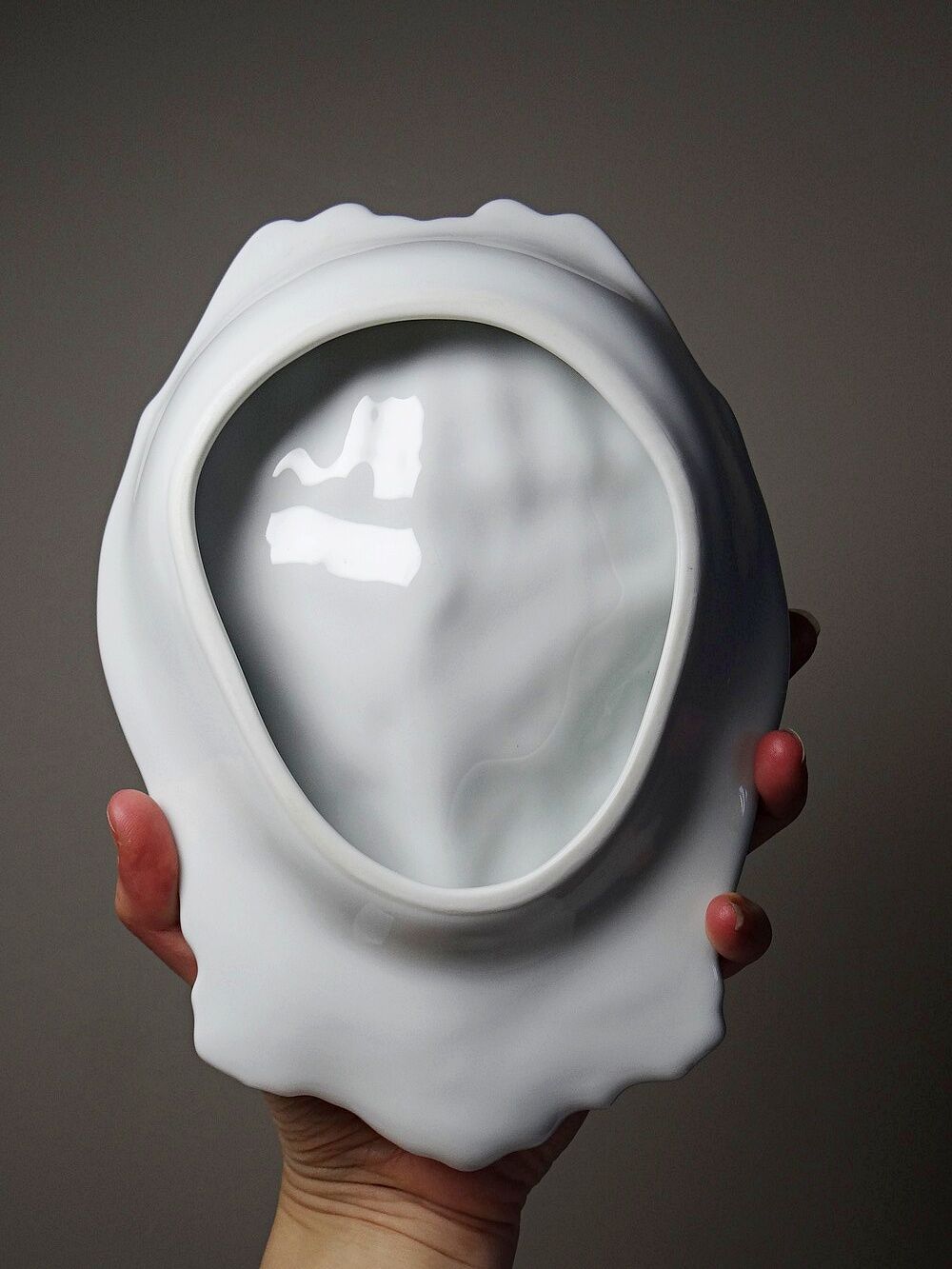 Hand tray by Georges Sand after Cocteau GDA Limoges unsigned.