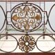 Restoration bed, second quarter of the 19th century, bronze and iron.