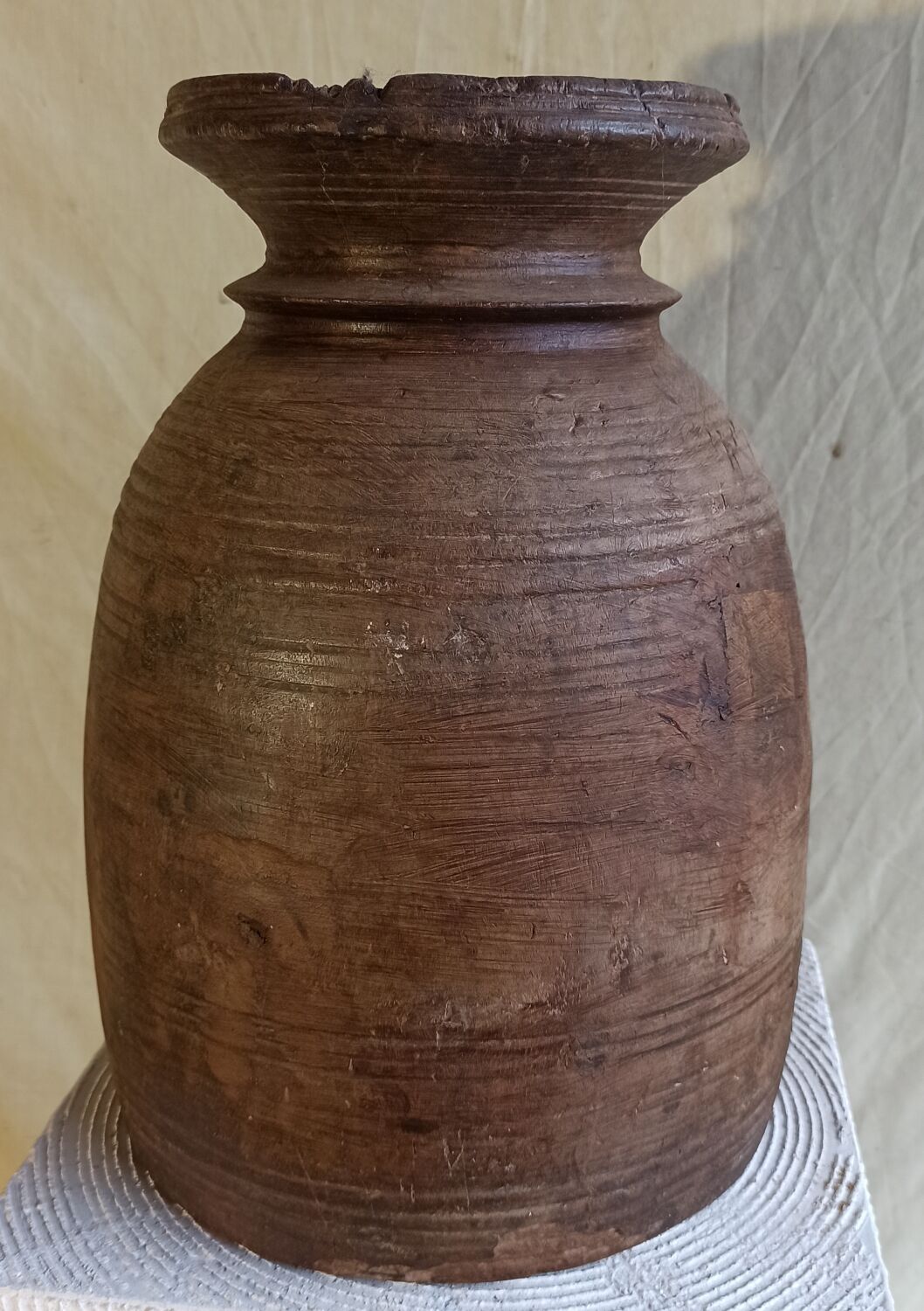Wooden jar