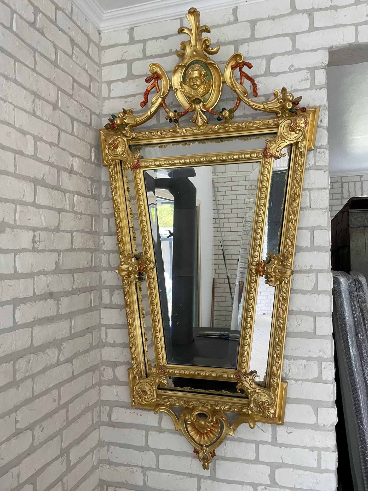 Miroir ancien circa 1840-1860