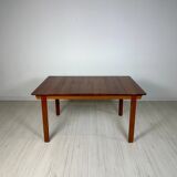 60s vintage Swedish teak extendable dining table by Nils Jonsson for Hugo Troeds