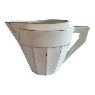 Old milk jug M S Limoges paste