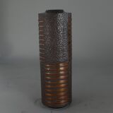 Japanese copper vase with black patina