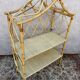 Rattan shelf Chinese hat from the 1960s Sweden