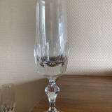 Crystal champagne flutes by Villeroy and Boch