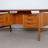 Model 75 teak desk by Omann Jun, 1960