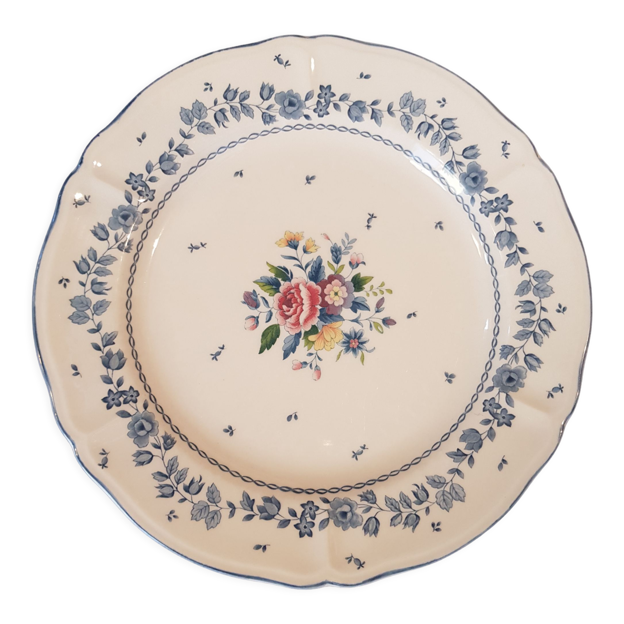 5 floral plates