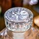 Antique whisky decanter signed r