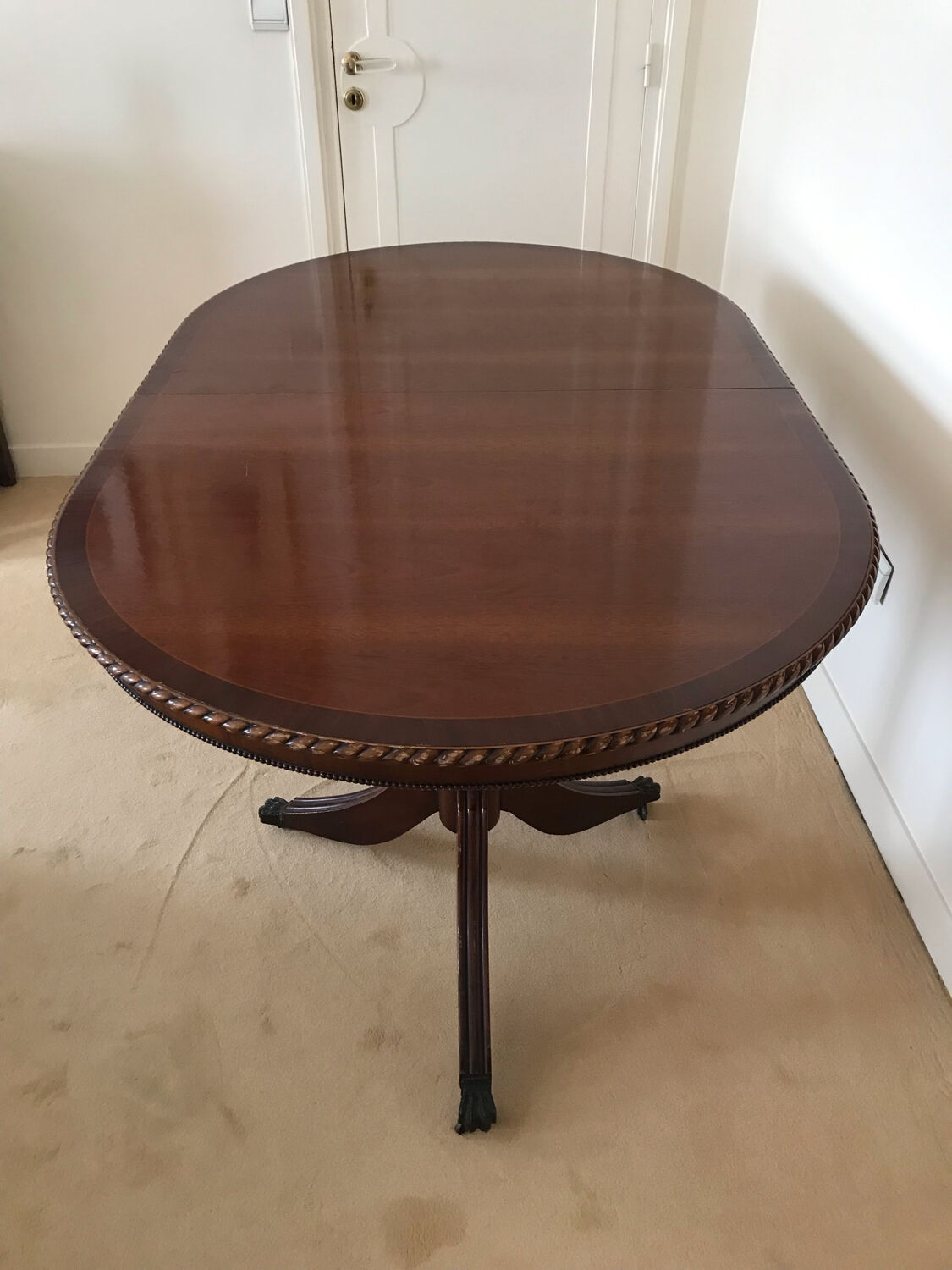 English mahogany table
