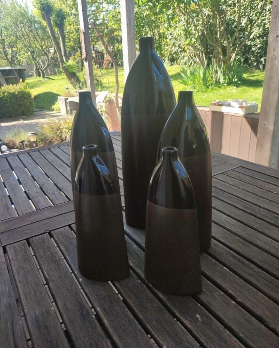 Lot of handcrafted vase