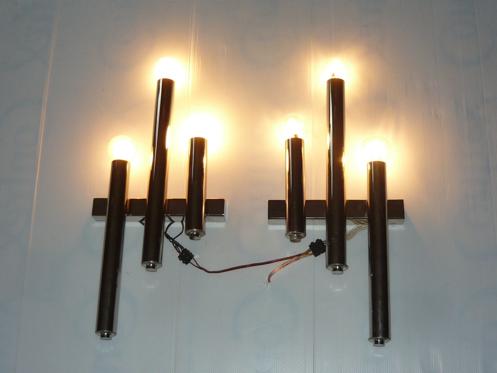Pair of Maison Scolari sconces, 70s