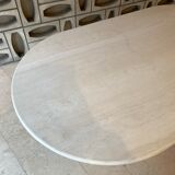 Ligne Roset travertine vintage dining table