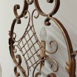 Bronze Cross chandelier, 1940s
