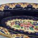 Oval dish in glazed earthenware by M. P. Chevallier, Manufacture des Émaux