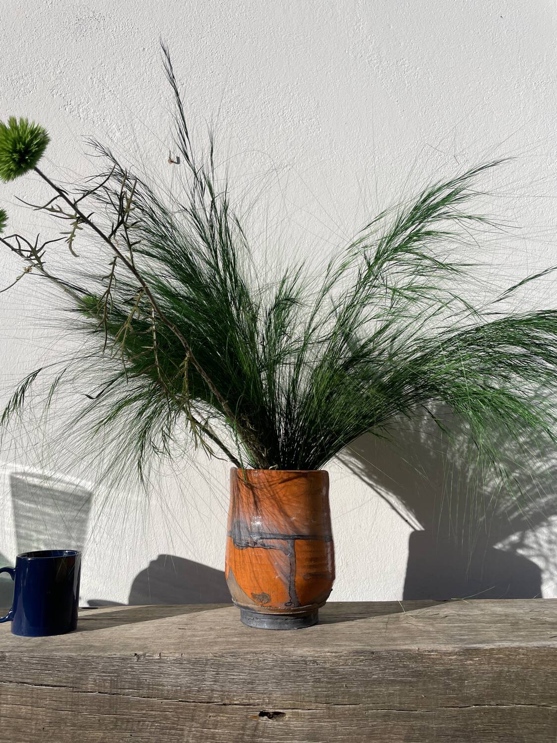 Raku vase / signed ceramic / handmade pottery