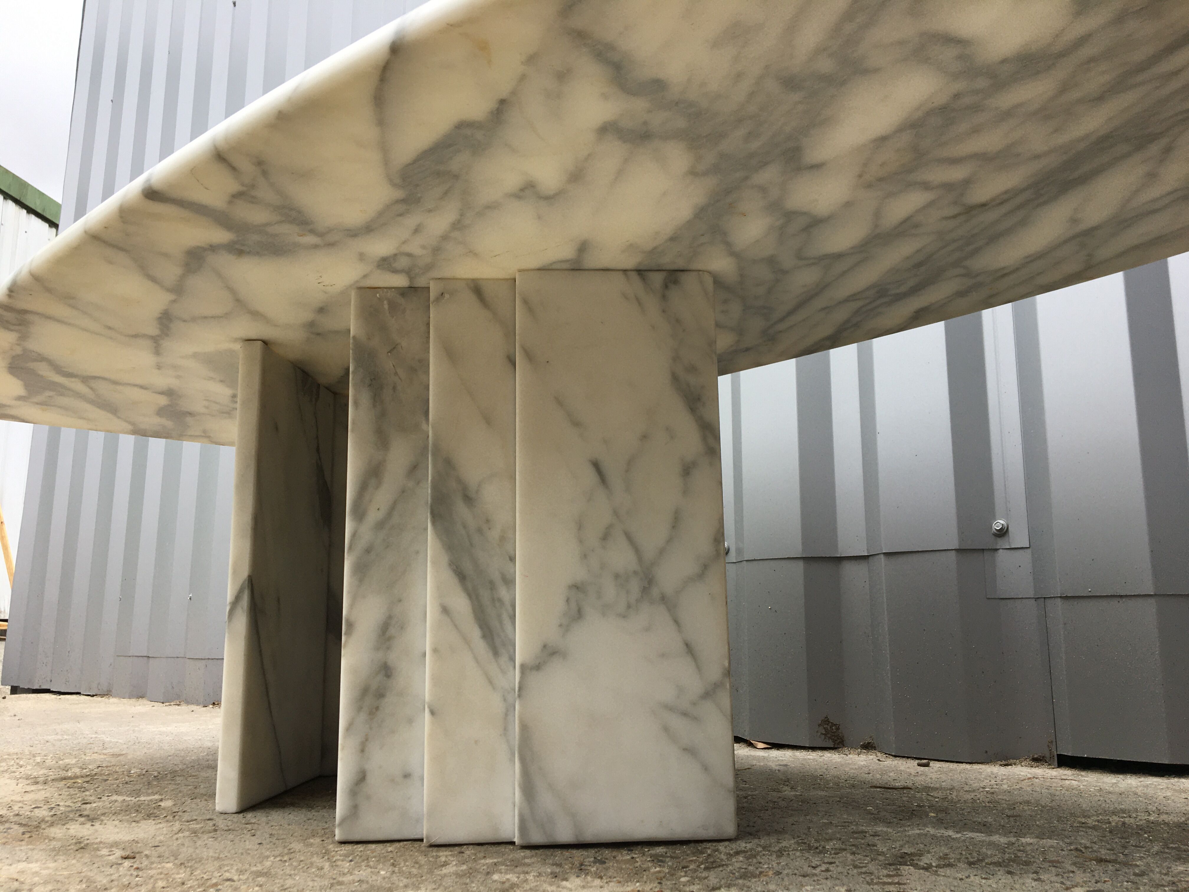 1970 marble coffee table