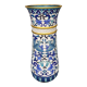 Vase roll china cloisonné mid-twentieth floral decoration