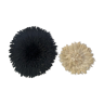 Ensemble de 2 juju hats noir de 70 cm et blanc de 50 cm
