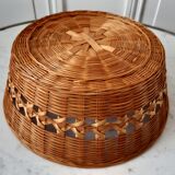 Wicker panière 70s